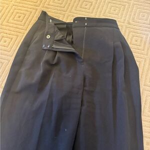 Express Wide Leg Pleated Black Dress Pants